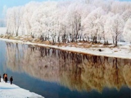 Архивное фото Гидропарка в снегу вызвало ностальгию у киевлян