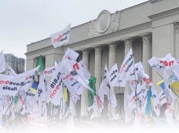 На Майдане между предпринимателями и полицией произошли столкновения, ВИДЕО