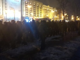 На Майдане снова столкновения из-за палаток