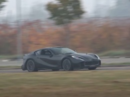 Хардкорный Ferrari 812 GTO был замечен в ходе испытаний на трассе Fiorano (ВИДЕО)