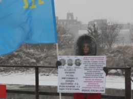 Петербургские активисты провели акцию в поддержку крымских татар