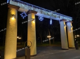 В эко-парке Мелитополя и в частном секторе уже новогоднее настроение (фото)