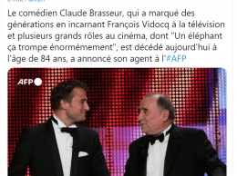 Во Франции умер сыгравший в "Буме" актер и автогонщик Клод Брассер