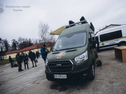 Автопарк Нацгвардии Украины пополнился мобильным информационно-агитационным комплексом