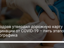 Минздрав утвердил дорожную карту вакцинации от COVID-19 - пять этапов: инфографика