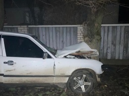 В Одесской области машина влетела в дерево: водитель погиб, а торе человек в больнице