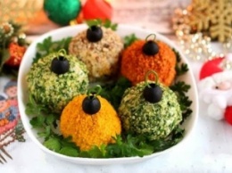 «Салат-закуска новогодние шарики»: придадут вашему столу новогоднюю атмосферу