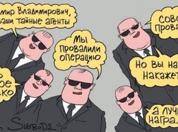 Елкин смешной карикатурой показал «провал операции» кремлевских спецслужб по отравлению Навального