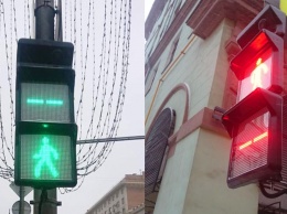 В Москве появились квадратные светофоры