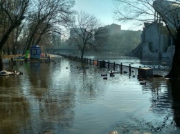Потоп в парке Глобы: в горсовет объяснили, что произошло