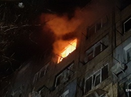 В Кропивницком горела жилая девятиэтажка, есть пострадавшие