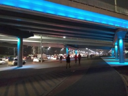 Капитально отремонтированные мосты подсветили разными цветами (фото)