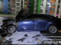 Жителю Ирпеня сожгли автомобиль (видео)