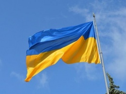 В селе на Мелитопольщине запутались с флагом Украины (фото)