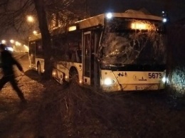 В Мариуполе коммунальный автобус врезался в стену, -ФОТО