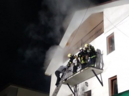 На Закарпатье произошел пожар в отеле, пострадал 10-летний мальчик
