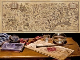 Блогер создал работающую копию «карты мародеров» из Гарри Поттера [ВИДЕО]