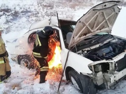 В России восемь человек погибли при столкновении двух легковушек