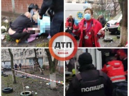 В Киеве женщина выбросила ребенка из окна, ФОТО