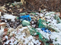 Вблизи Львова обнаружили свалку медицинских отходов