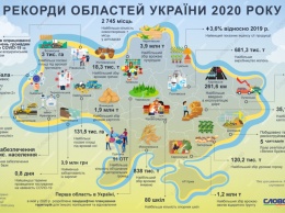 В 2020 году у Николаевской области с рекордами не густо. Рекорды всех областей (ИНФОГРАФИКА)