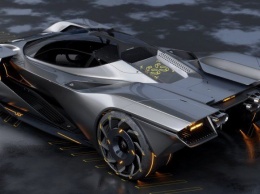 Представлен футуристичный Ferrari для новой видеоигры Cyberpunk 2077