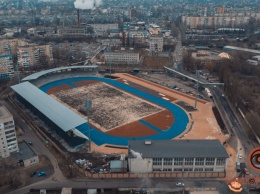 Как выглядит стадион Петра Лайко, который реконструируют в Днепре