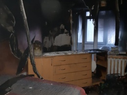 В Кривом Роге вечером горела квартира в пятиэтажке
