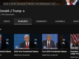 YouTube временно заблокировал канал Трампа