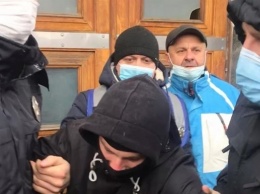 В Виннице произошла стычка между протестующими