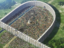 Игрок воссоздал в Minecraft город из аниме «Атака титанов» в масштабе один к одному