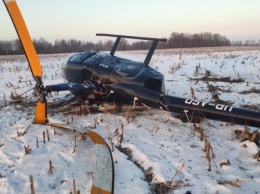 В районе Борисполя Киевской области упал вертолет