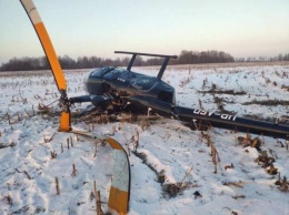 На Киевщине разбился вертолет