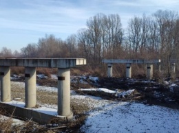 На Прикарпатье начали строительство моста вместо разрушенного наводнением в 2008 году