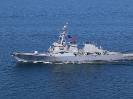 Боевой корабль США провел тренировочную миссию в Черном море
