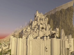 Видео: NVIDIA показала, как выглядит точная копия Минас Тирита в Minecraft с трассировкой лучей