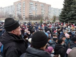 Под Харьковом - очередной митинг против тарифов