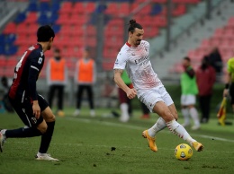 Незабитый пенальти Ибрагимовича не помешал «Милану» обыграть «Болонью»