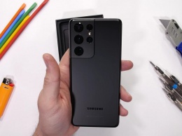 JerryRigEverything проверил на прочность смартфон Samsung Galaxy S21 Ultra