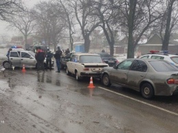 С кем не бывает: в Одессе столкнулись сразу шесть автомобилей