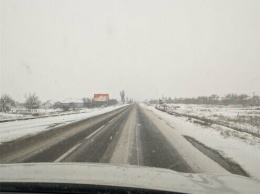 Снег и гололед: ситуация на дорогах Николаевской области,- ФОТО