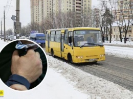 В Киеве маршрутчик спровоцировал дикую драку с пассажиром