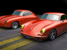 Старинный спорткар Porsche 356 возродят на современном шасси