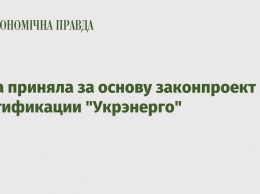 Рада приняла за основу законпроект о сертификации "Укрэнерго"