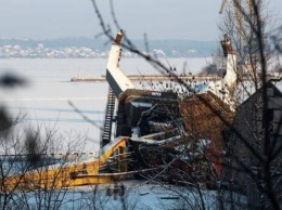 В запорожском порту подростки устроили опасные развлечения на тонком льду - видео