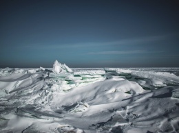 Полюбуйтесь: арктические пейзажи на заснеженной Бердянской косе