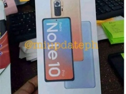 Redmi Note 10 Pro показан с двух сторон