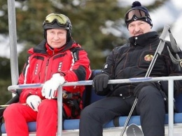 Как Лукашенко с Путиным во время переговоров на лыжах катались