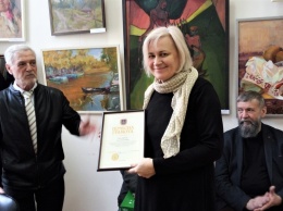 Одесским художникам вручены почетные награды. Фото