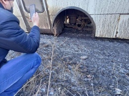 В пассажирском автобусе "Северодонецк - Мариуполь" на ходу отвалилось колесо, - ФОТОФАКТ